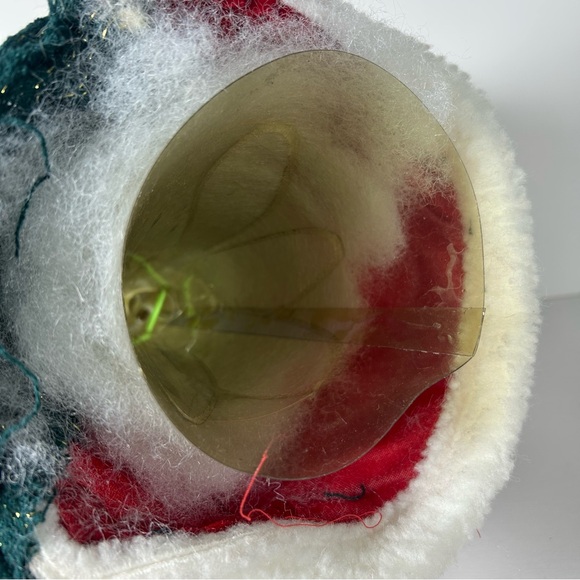 Victorian Santa Claus Porcelain Tree Topper Christmas Gold Red Green Robes 14” - Picture 6 of 8